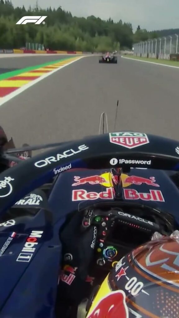 Video by Oracle Red Bull Racing on July 21, 2026. May be an image of racing vehicles, race car, helmet and text that says 'HEUED 1 1Password ORACLE ORACLE Indeed RAR Red Bull ORACLE ORACLO 을'.