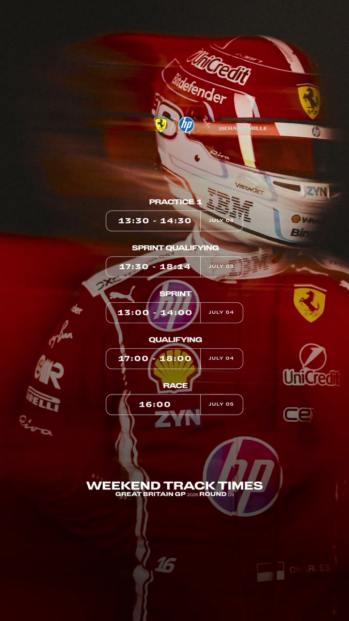 Sprint weekend action coming up from Silverstone ⚡️