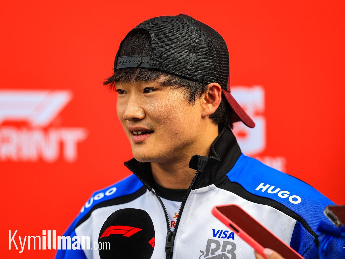 BACK ON TRACK Yuki Tsunoda was back in the car for his first competitive session of the year. He missed out on SQ3 but