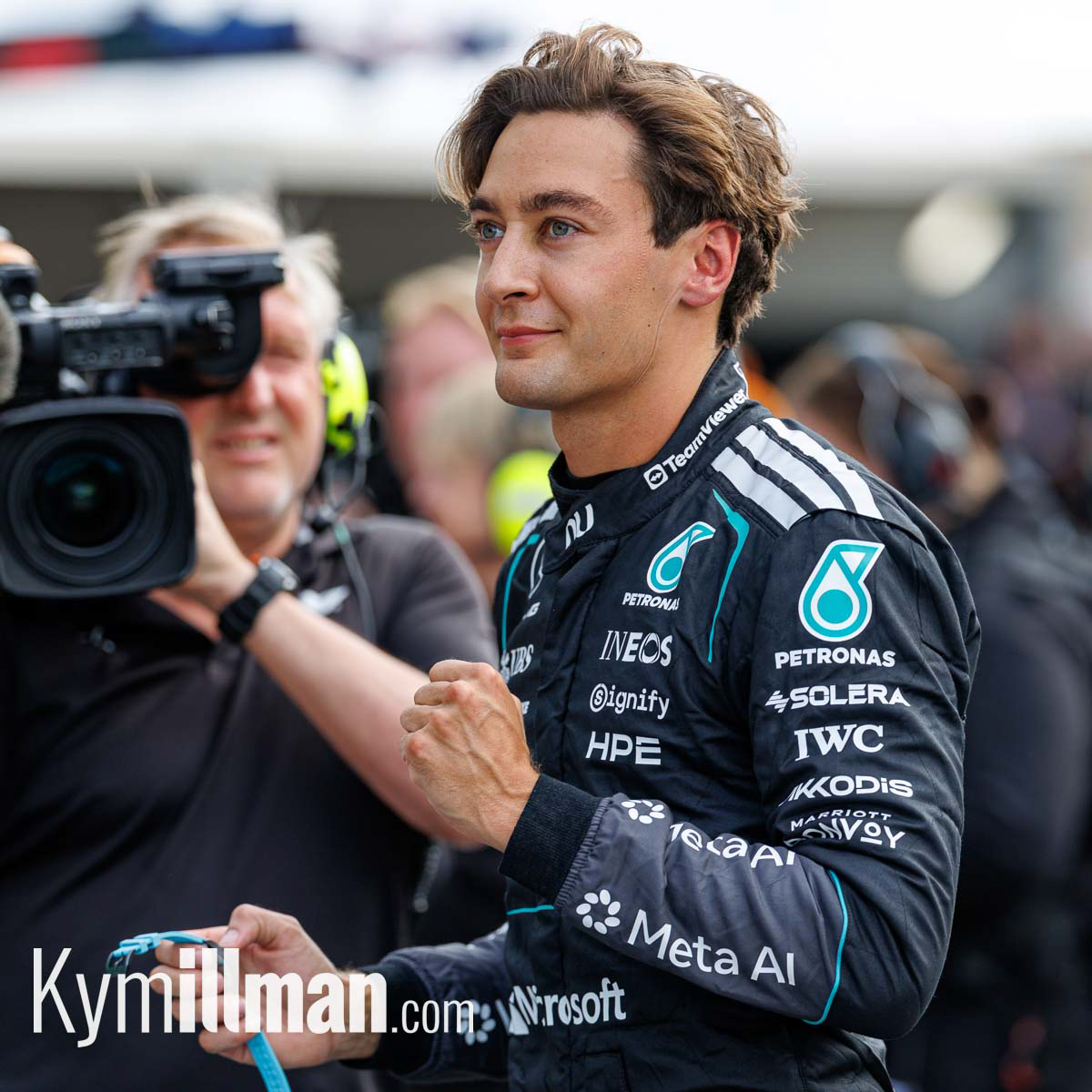 NEW LEASE OF LIFE George Russell looks revitalised as Formula One returns, following an idyllic summer break that inclu