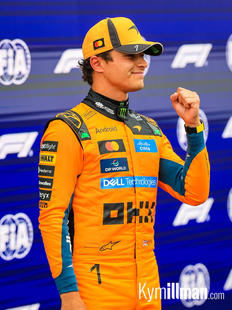 POLE POSITION Lando Norris will start from pole position tomorrow in the final Dutch Grand Prix at Zandvoort for the fo