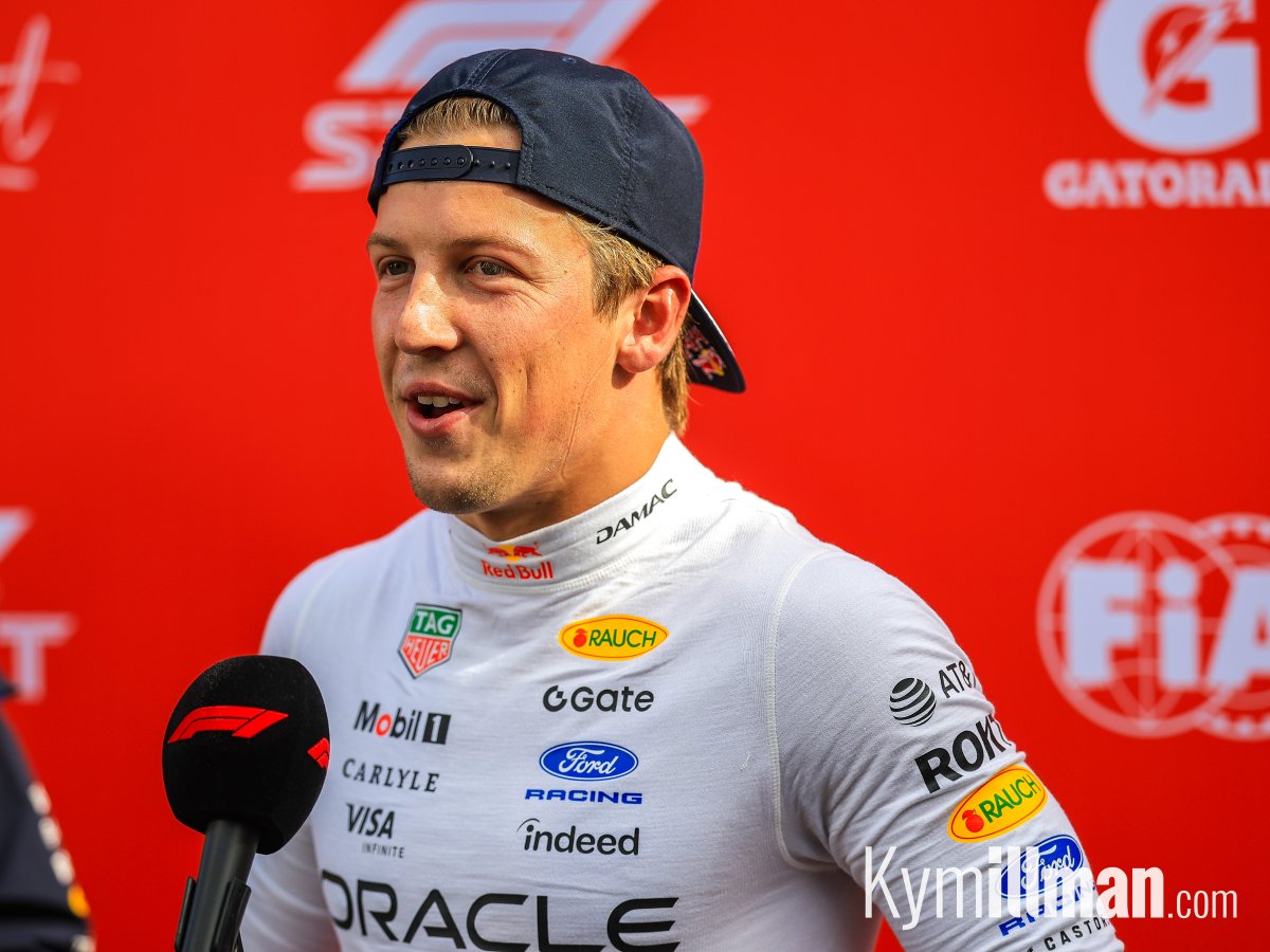 SO LITTLE BETWEEN THEM Liam Lawson will start tomorrow's Sprint alongside Yuki Tsunoda, with just 0.009s separating the