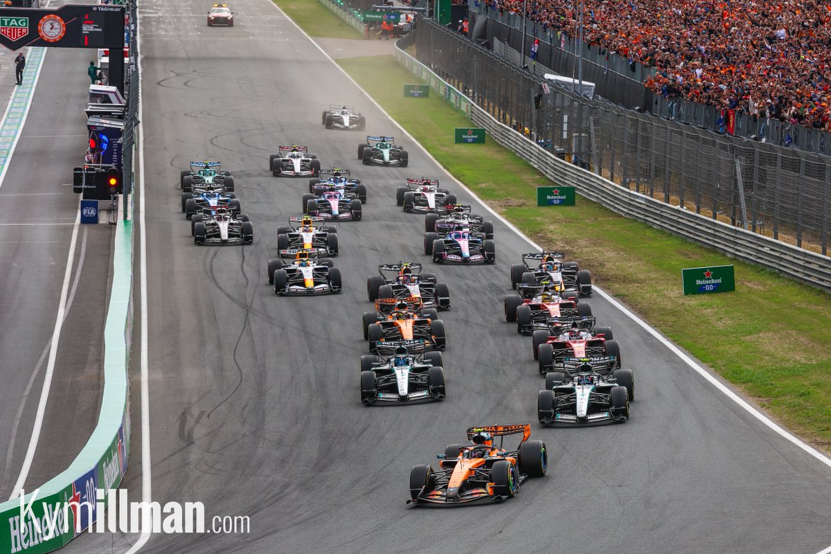 HEARTBREAK AT THE START

Max Verstappen has crashed out on the opening lap of his home race followin