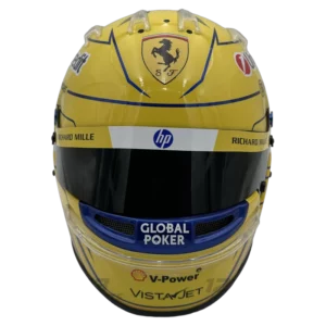 Lewis Hamilton 2025 Miami GP F1 replica helmet — front view, collector display model