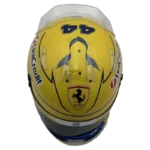 Lewis Hamilton 2025 Miami GP F1 replica helmet — top view, collector display model