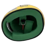 Ayrton Senna 1991 McLaren F1 replica helmet — interior view, collector display model