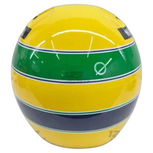 Ayrton Senna 1994 F1 replica helmet full size — back view, collector display model