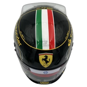 Charles Leclerc 2024 Monza GP F1 replica helmet full size — back view, collector display model