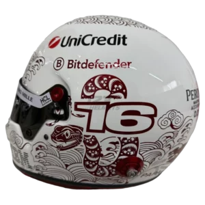 Charles Leclerc 2025 Chinese GP F1 replica helmet full size — interior view, collector display model