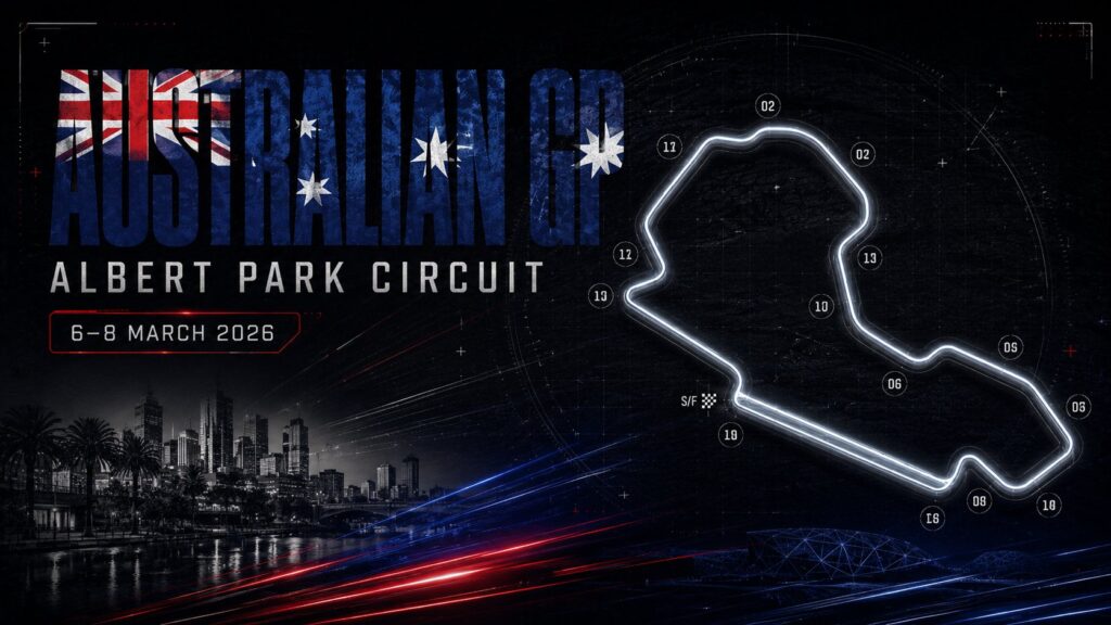 Albert Park Circuit circuit map — Australian GP 2026