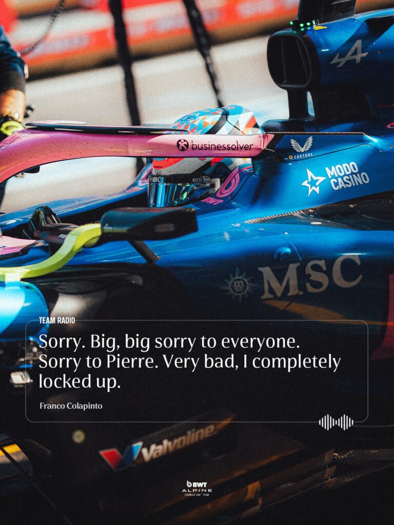 Photo by BWT Alpine Formula One Team on September 26, 2026.