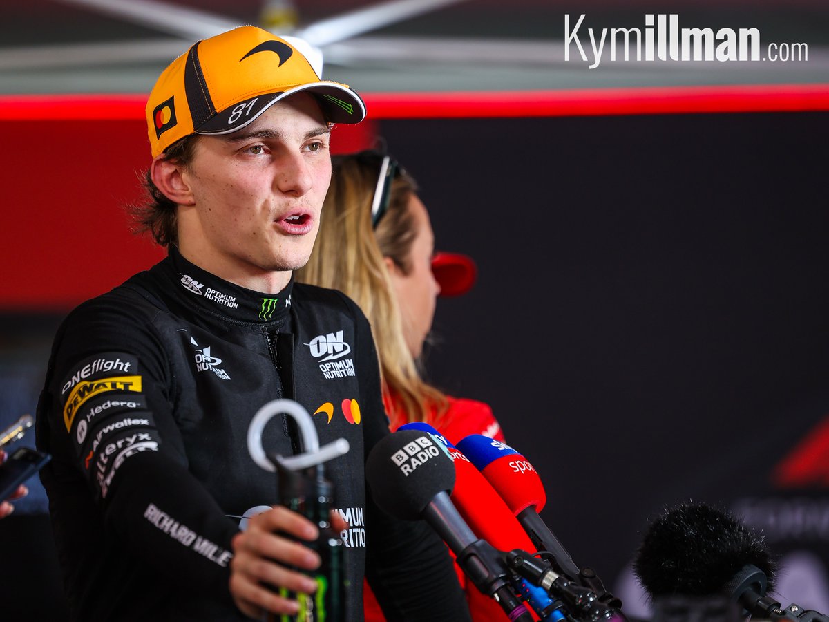 CARRYING DAMAGE Oscar Piastri made contact with George Russell in the early stages of the Grand Prix, leaving him with