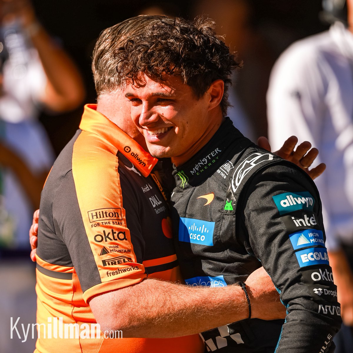 GREAT JOY

Lando Norris was incredibly pleased with his lap that secured him pole for tomorrow's Spa