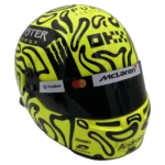 Lando Norris 2026 F1 replica helmet full size — front three-quarter view, collector display model