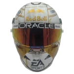 Max Verstappen 2024 4 titles F1 replica helmet — front view, collector display model
