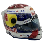Max Verstappen 2026 F1 replica helmet — right side view, collector display model