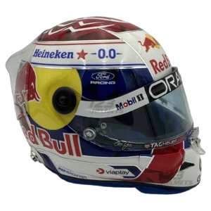 Max Verstappen 2026 F1 replica helmet — right side view, collector display model