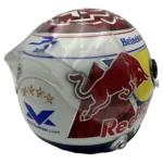 Max Verstappen 2026 F1 replica helmet — three-quarter back view, collector display model