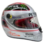 Michael Schumacher 2012 Belgian GP F1 replica helmet full size — interior view, collector display model