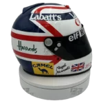 Nigel Mansell 1992 F1 replica helmet full size — right view, collector display model