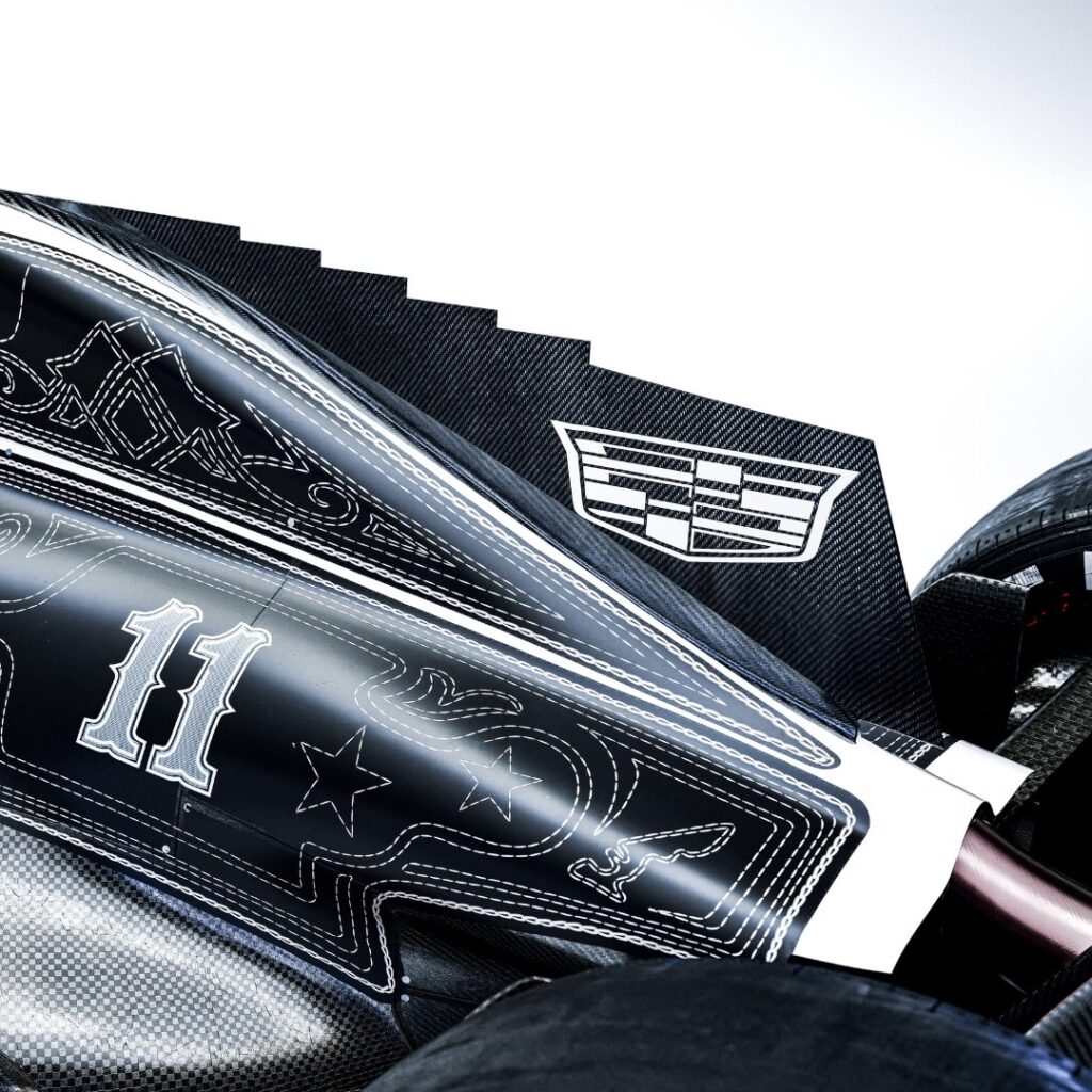 Cadillac's western-stitched Austin livery, created with GM Design