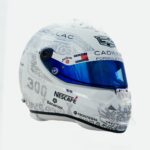 Sergio Pérez reveals his 300th Grand Prix helmet for the 2026 Mexico City Grand Prix