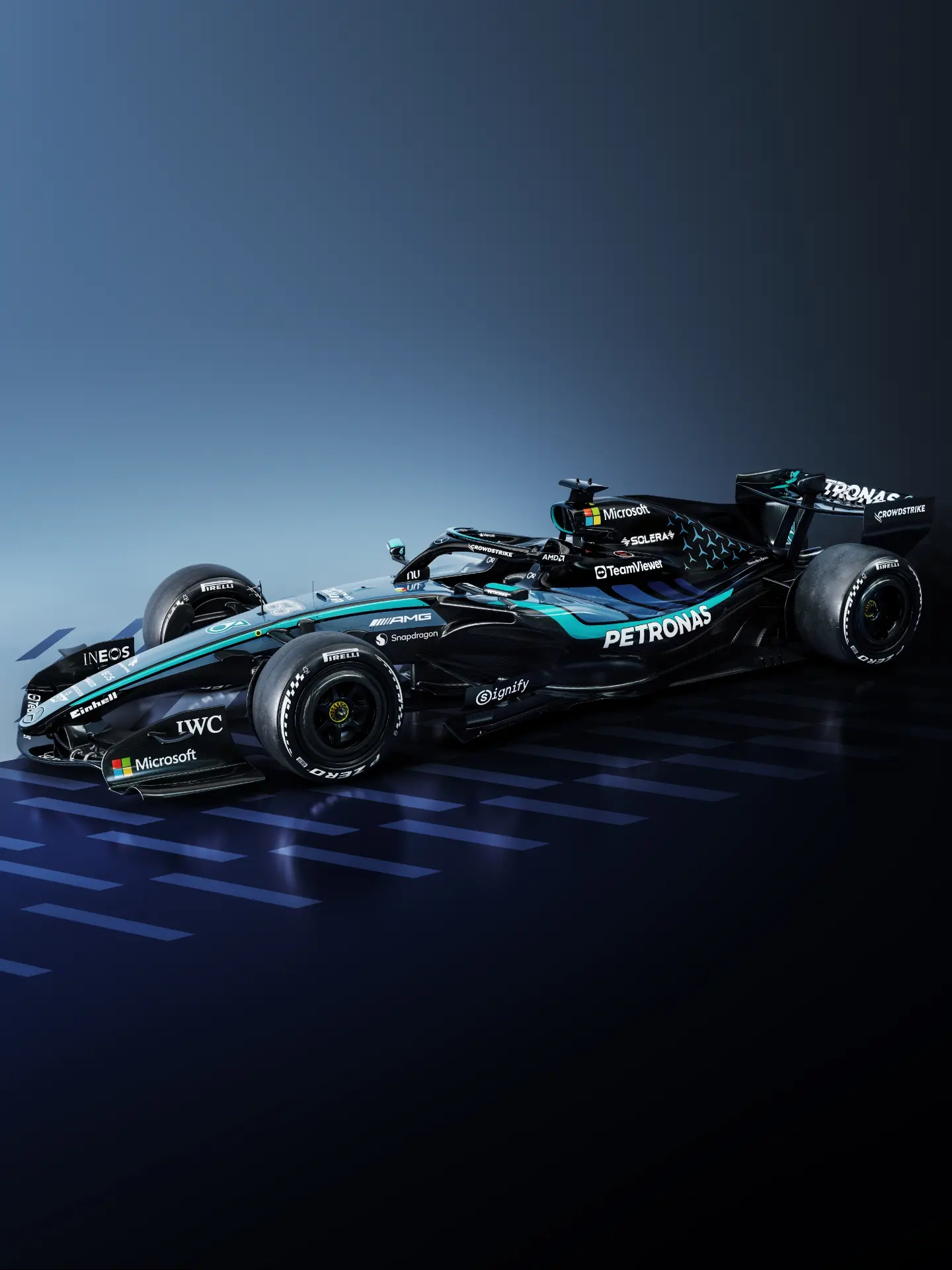 [X]: In Austin, we wear blue Our custom livery for the United States GP, courtesy of MANUFAKTUR