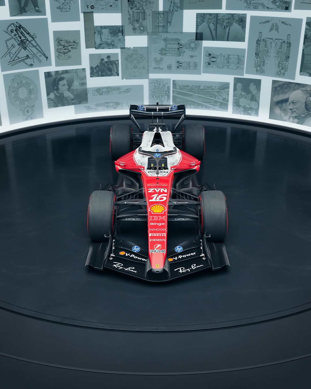 Ferrari's HP blueprint livery and race suits for the United States Grand Prix in Austin — photo 2