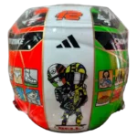Kimi Antonelli 2026 Monza GP F1 replica helmet — back view, collector display model