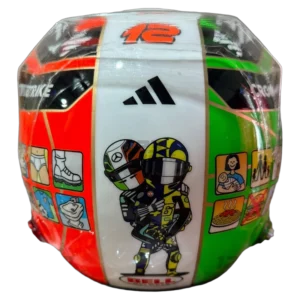 Kimi Antonelli 2026 Monza GP F1 replica helmet — back view, collector display model
