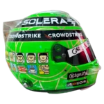 Kimi Antonelli 2026 Monza GP F1 replica helmet — green side view, collector display model